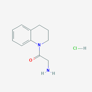 2-Amino-1-(1,2,3,4-tetrahydroquinolin-1-yl)ethan-1-one hydrochloride