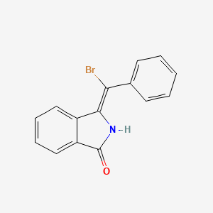 3-(Bromo(phenyl)methylene)isoindolin-1-one