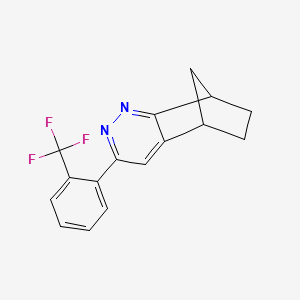 3-(2-(Trifluoromethyl)phenyl)-5,6,7,8-tetrahydro-5,8-methanocinnoline