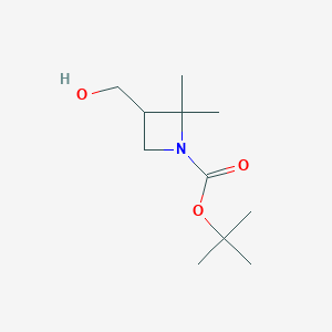 tert-Butyl 3-(hydroxymethyl)-2,2-dimethylazetidine-1-carboxylate