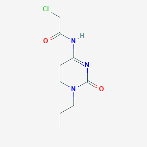 2-Chloro-N-(2-oxo-1-propyl-1,2-dihydropyrimidin-4-yl)acetamide