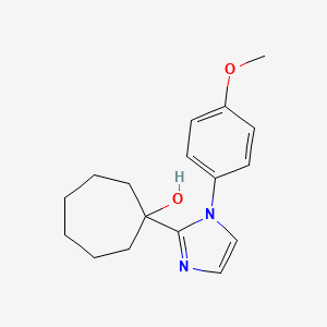 Cycloheptanol, 1-[1-(4-methoxyphenyl)-1H-imidazol-2-yl]-