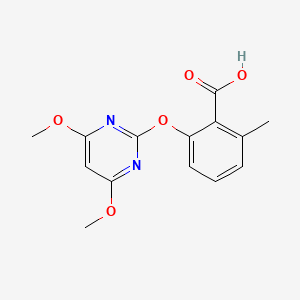 2-((4,6-Dimethoxypyrimidin-2-yl)oxy)-6-methylbenzoic acid