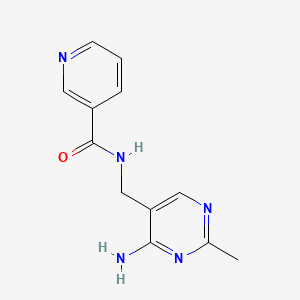 N-[(4-Amino-2-methylpyrimidin-5-yl)methyl]pyridine-3-carboxamide