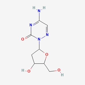 5-Amino-2-(2-deoxypentofuranosyl)-1,2,4-triazin-3(2h)-one