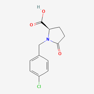 (R)-1-(4-Chlorobenzyl)-5-oxopyrrolidine-2-carboxylic acid