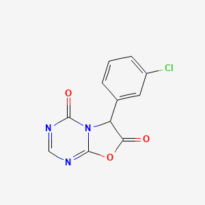 6-(3-Chlorophenyl)-4h-[1,3]oxazolo[3,2-a][1,3,5]triazine-4,7(6h)-dione