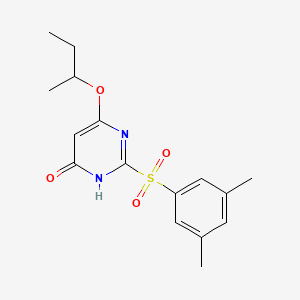 6-sec-Butoxy-2-(3,5-dimethyl-benzenesulfonyl)-3H-pyrimidin-4-one