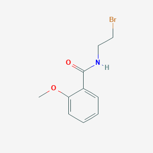 molecular formula C10H12BrNO2 B1521575 N-(2-溴乙基)-2-甲氧基苯甲酰胺 CAS No. 1152510-06-9