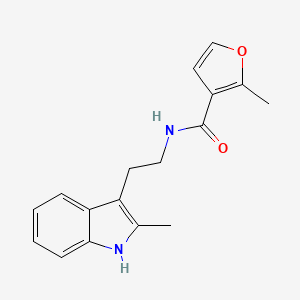 2-methyl-N-[2-(2-methyl-1H-indol-3-yl)ethyl]furan-3-carboxamide