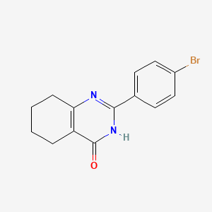 2-(4-Bromophenyl)-5,6,7,8-tetrahydroquinazolin-4(1H)-one