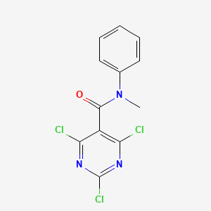 2,4,6-Trichloro-N-methyl-N-phenylpyrimidine-5-carboxamide