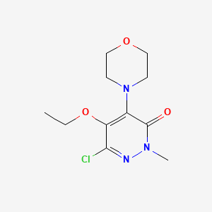 6-Chloro-5-ethoxy-2-methyl-4-(morpholin-4-yl)pyridazin-3(2H)-one