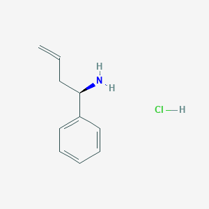 molecular formula C10H14ClN B152160 (R)-1-苯基丁-3-烯-1-胺盐酸盐 CAS No. 132312-93-7