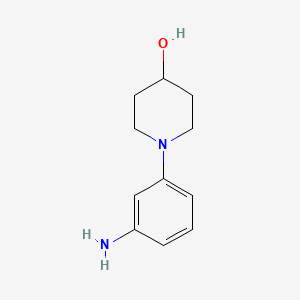 B1521614 1-(3-Aminophenyl)piperidin-4-ol CAS No. 1093107-38-0