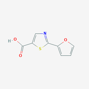 molecular formula C8H5NO3S B1521633 2-(Furan-2-yl)-1,3-thiazole-5-carboxylic acid CAS No. 1094230-08-6