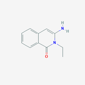 molecular formula C11H12N2O B1521634 3-Amino-2-ethyl-1,2-dihydroisoquinolin-1-one CAS No. 1094762-84-1