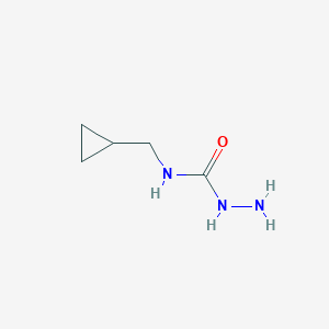 molecular formula C5H11N3O B1521635 3-Amino-1-(cyclopropylmethyl)urea CAS No. 1057393-54-0