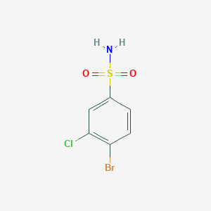 molecular formula C6H5BrClNO2S B1521643 4-Bromo-3-chlorobenzenesulfonamide CAS No. 1032507-45-1