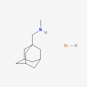 molecular formula C12H22BrN B1521656 金刚烷-1-基甲基-甲基-胺氢溴酸盐 CAS No. 1185301-20-5
