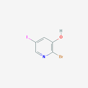molecular formula C5H3BrINO B1521657 2-溴-5-碘吡啶-3-醇 CAS No. 1142191-52-3