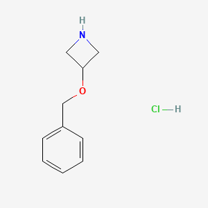 molecular formula C10H14ClNO B1521658 3-(Benzyloxy)azetidine hydrochloride CAS No. 897019-59-9