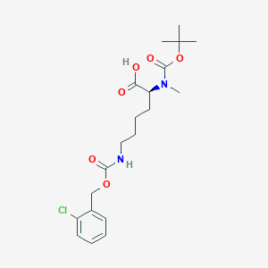 molecular formula C20H29ClN2O6 B1521680 Boc-Nα-甲基-Ne-2-氯苄氧羰基-L-赖氨酸 CAS No. 151012-17-8
