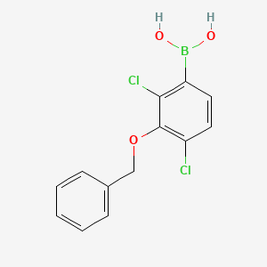 B1521689 3-(Benzyloxy)-2,4-dichlorophenylboronic acid CAS No. 1072946-32-7