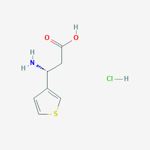 (R)-3-Amino-3-(thiophen-3-yl)propanoic acid hydrochloride