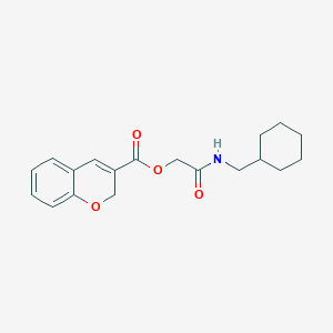 2-((Cyclohexylmethyl)amino)-2-oxoethyl 2H-chromene-3-carboxylate