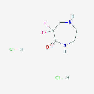 6,6-Difluoro-1,4-diazepan-5-one dihydrochloride