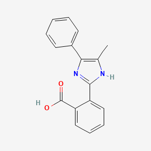 2-(5-methyl-4-phenyl-1H-imidazol-2-yl)benzoic acid