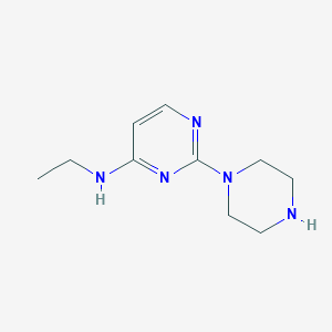 N-ethyl-2-(piperazin-1-yl)pyrimidin-4-amine