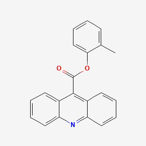 molecular formula C21H15NO2 B15216996 2-Methylphenyl acridine-9-carboxylate CAS No. 158749-37-2