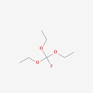 molecular formula C7H15FO3 B15217031 (Diethoxyfluoromethoxy)ethane 