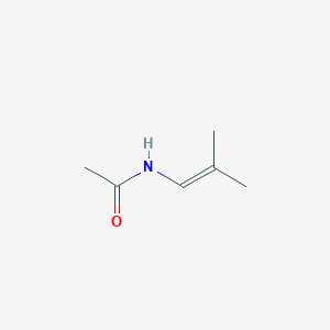 molecular formula C6H11NO B15217034 Acetamide, N-(2-methyl-1-propenyl)- CAS No. 5202-82-4