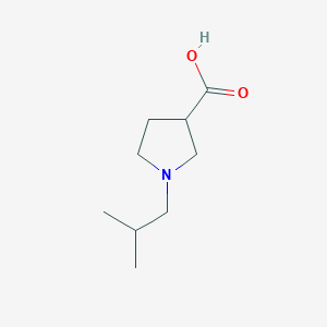 1-Isobutylpyrrolidine-3-carboxylic acid