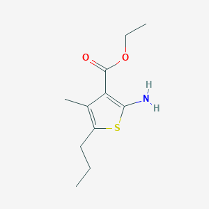 Ethyl 2-amino-4-methyl-5-propylthiophene-3-carboxylate