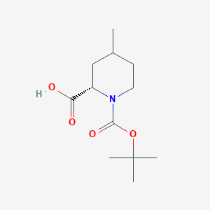 (2S)-1-(tert-Butoxycarbonyl)-4-methylpiperidine-2-carboxylic acid