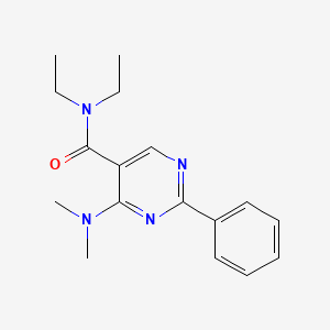 4-(Dimethylamino)-N,N-diethyl-2-phenylpyrimidine-5-carboxamide