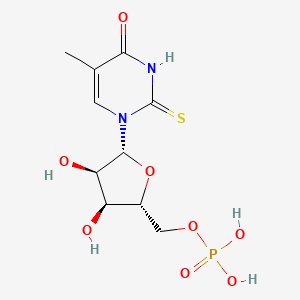 5-Methyl-1-(5-O-phosphono-beta-D-ribofuranosyl)-2-sulfanylidene-2,3-dihydropyrimidin-4(1H)-one