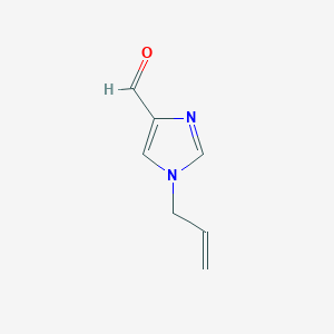 molecular formula C7H8N2O B15217283 1-Allyl-1H-imidazole-4-carbaldehyde CAS No. 88091-38-7