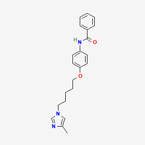 N-(4-((5-(4-Methyl-1H-imidazol-1-yl)pentyl)oxy)phenyl)benzamide