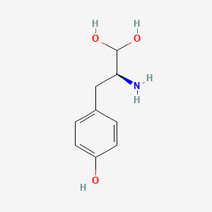 (S)-2-amino-3-(4-hydroxyphenyl)propane-1,1-diol