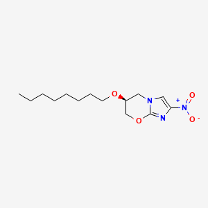 (S)-2-Nitro-6-octyloxy-6,7-dihydro-5H-imidazo(2,1-b)(1,3)oxazine