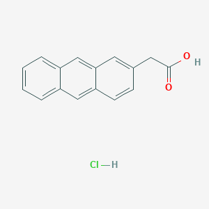 2-(Anthracen-2-yl)acetic acid hydrochloride