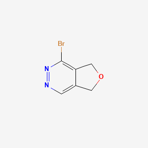 molecular formula C6H5BrN2O B15217392 1-Bromo-5,7-dihydrofuro[3,4-d]pyridazine 