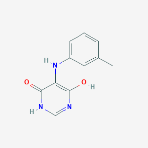 6-Hydroxy-5-(m-tolylamino)pyrimidin-4(3H)-one