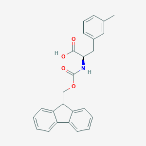 molecular formula C25H23NO4 B152174 (R)-2-((((9H-芴-9-基)甲氧基)羰基)氨基)-3-(间甲苯基)丙酸 CAS No. 352351-64-5