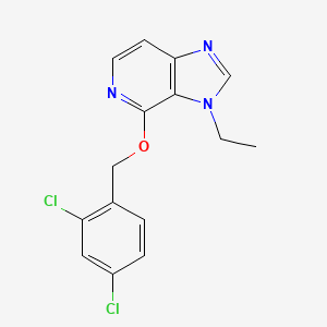 4-[(2,4-Dichlorophenyl)methoxy]-3-ethyl-3H-imidazo[4,5-c]pyridine